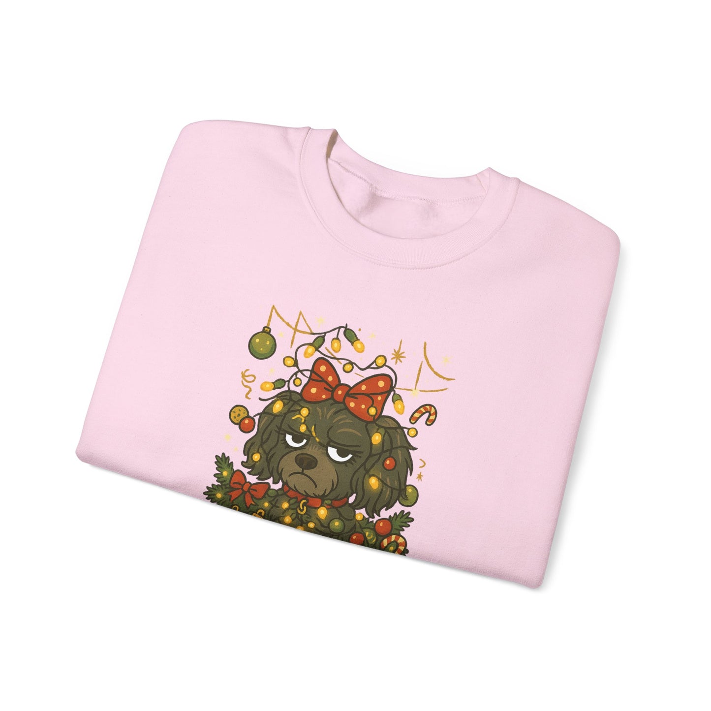 Merry Mischievous “Holiday Cheer” Lulu Sweatshirt – Cozy Holiday Dog Christmas Sweater