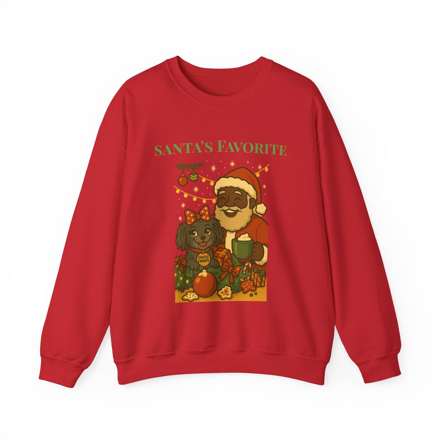Merry Mischievous “Santa’s Favorite” Holiday Sweatshirt